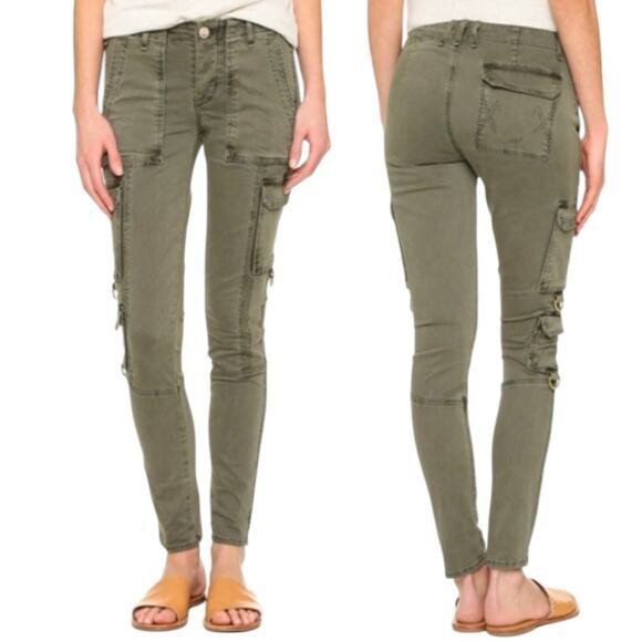 McGuire Denim Women’s Size 27 Olive Army Green Cargo Surplus Jeans - Picture 1 of 11